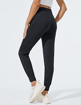 ZUTY Women's High Waisted Joggers Pants Sweatpants with Pockets for Athletic Running Casual Taper... | Amazon (US)