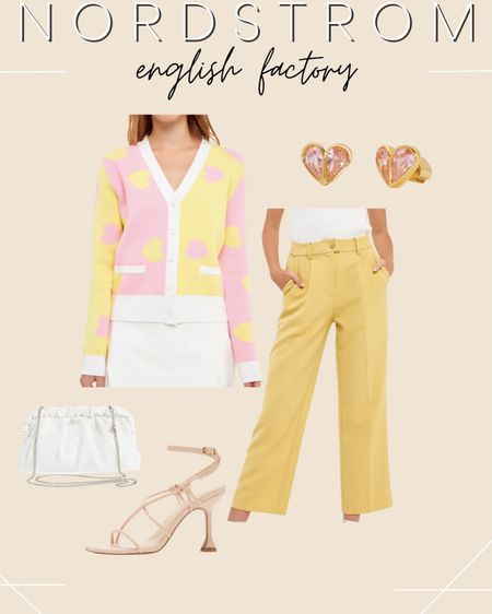 Nordstrom Style - English Factory - Valentines Outfit - Valentines Style - Pink Sweater - Date Outfit - Galentines Day Outfit 

#LTKsalealert #LTKSeasonal #LTKstyletip