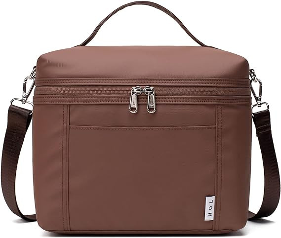 NOL Natural Organic Lifestyle Insulated Lunch Bags for Women Cooler Bag Lightweight Nylon Waterpr... | Amazon (US)