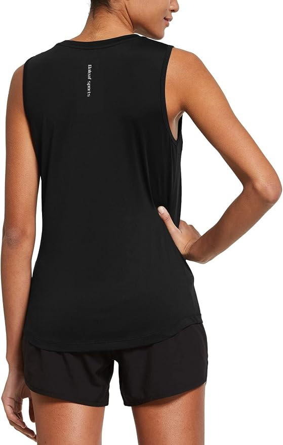 baleaf Workout Tank Tops for Women Sleeveless Running Athletic Loose Fit Yoga Tops Active Shirts ... | Amazon (US)