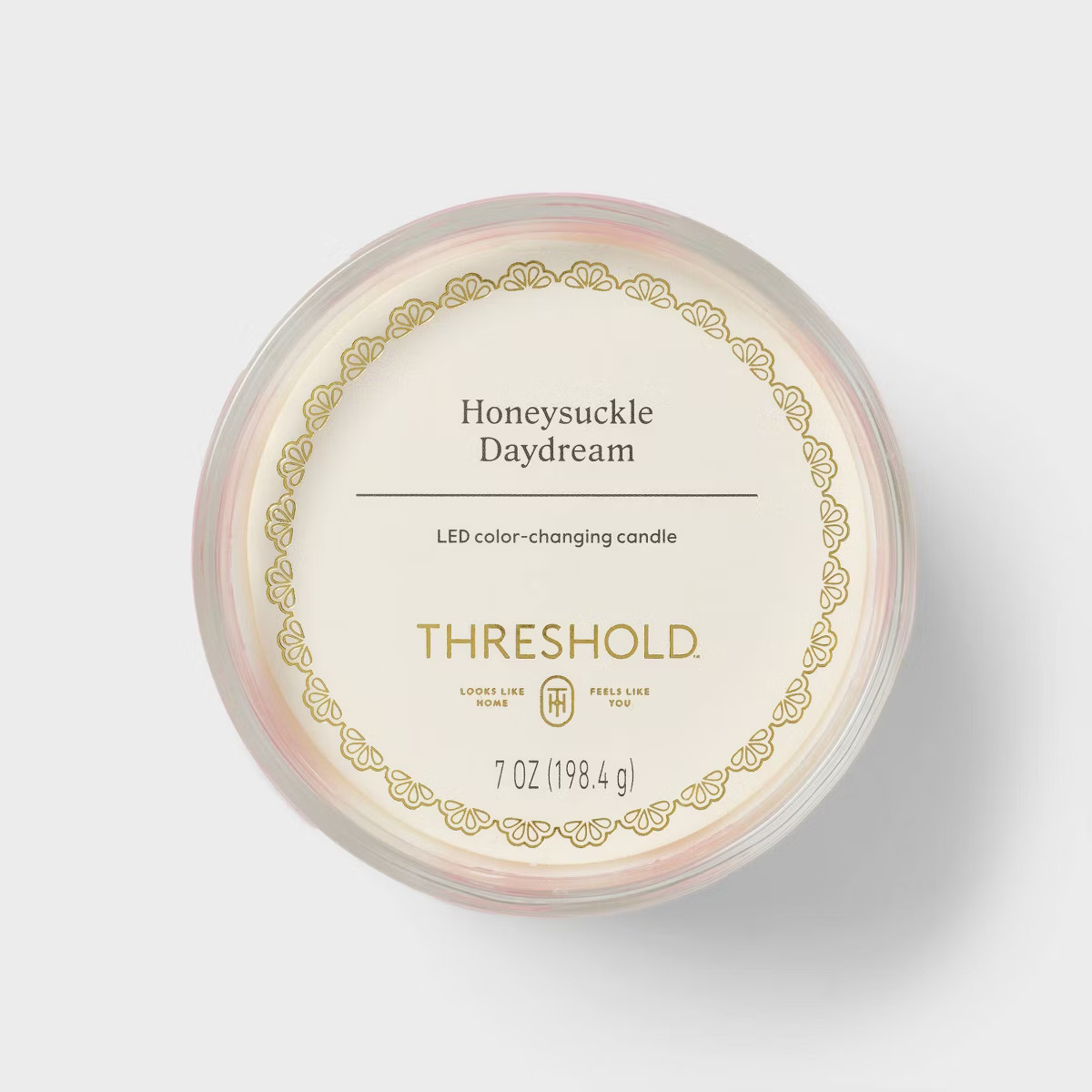 LED Embossed Bow Glass Jar Candle 7oz - Threshold™ | Target