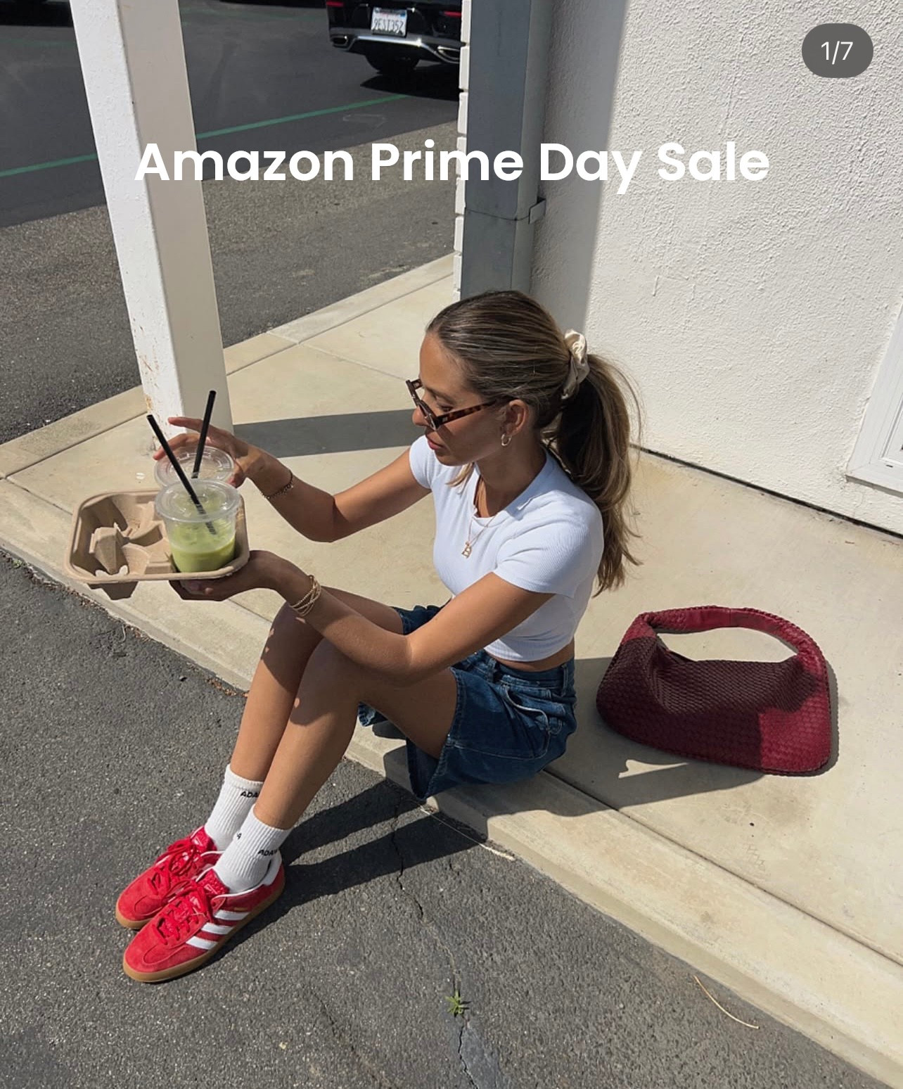 amazon prime day sale alert! my favorite go-to le specs sunnies are on sale! 

i also got my red woven bag on amazon. they don’t have this exact one anymore, but i found a similar one that’s on sale! ❤️



#LTKFindsUnder100 #LTKSaleAlert #LTKFindsUnder50