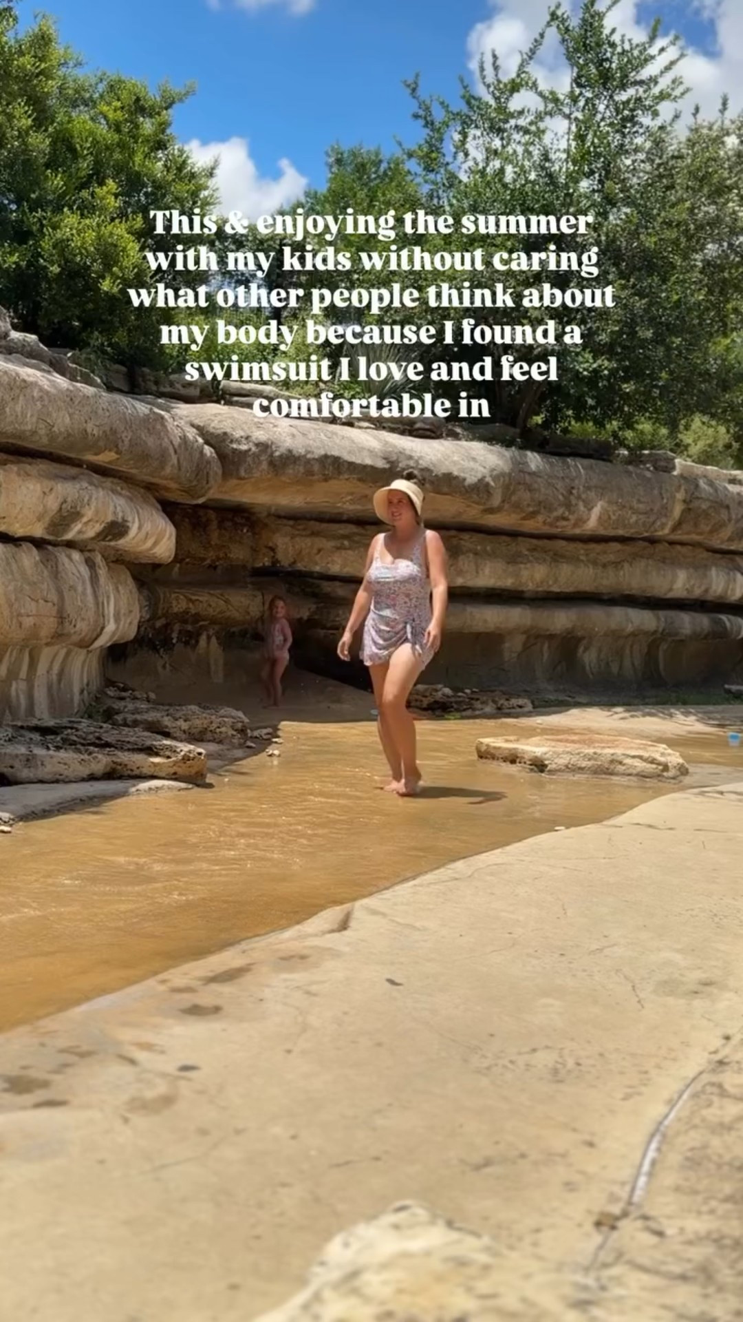 Just out here having fun with my kids & not worried about a tit falling out ✌🏻