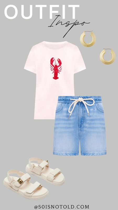 Casual Summer outfit idea | chambray shorts | graphic tee | weekend casual 

#LTKShoeCrush #LTKWorkwear #LTKStyleTip