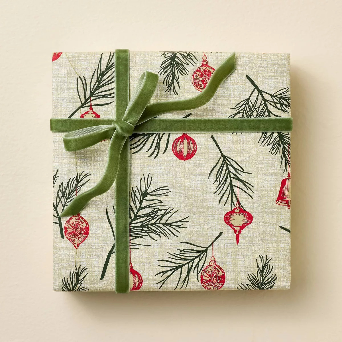 Holiday Theme Printed Christmas Gift Wrap - Hearth & Hand™ with Magnolia | Target