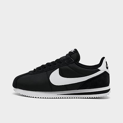 Nike Women's Cortez Textile Casual Shoes in Black/White Size: 8.5 | JD Sports (US)