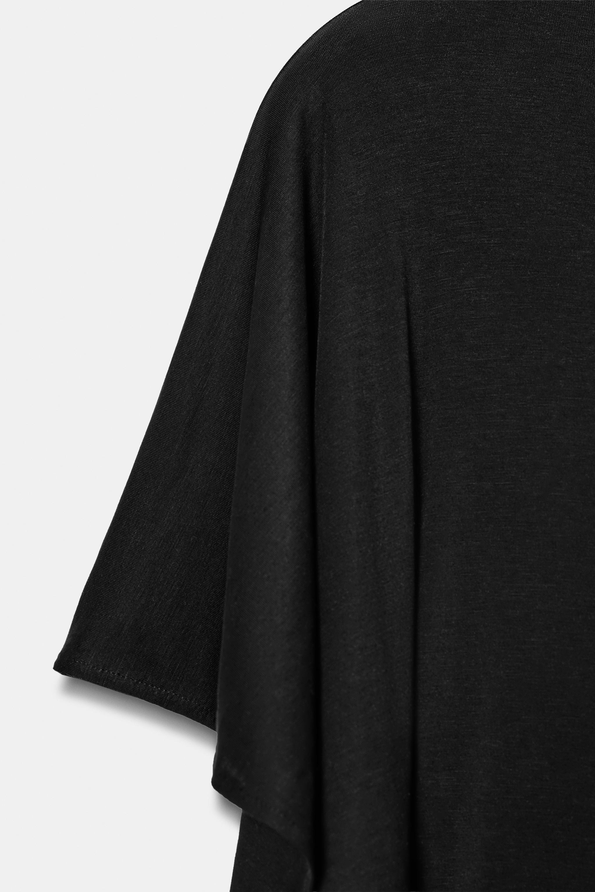 DRAPED ASYMMETRIC TOP | Zara UK