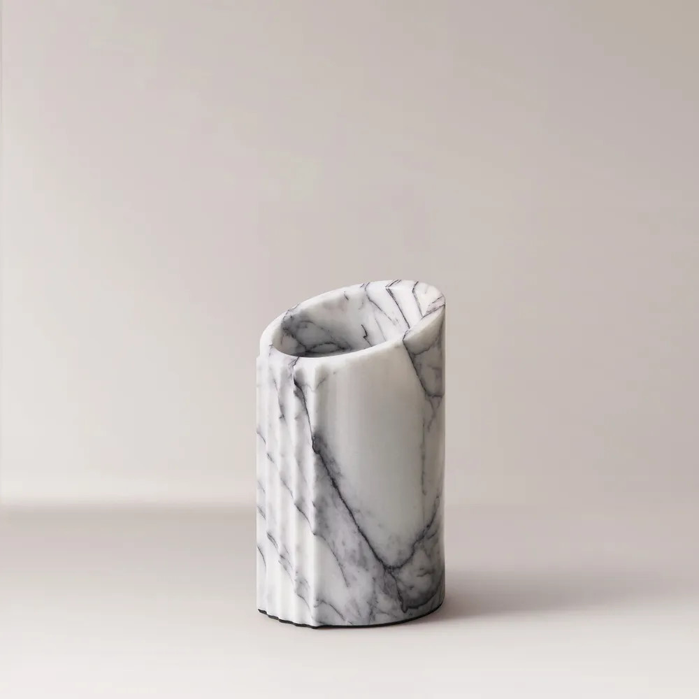 Carrara Marble Candleholders | Hernest