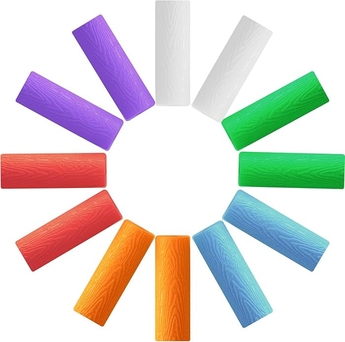 12 Pack Aligner Seaters for Invisalign & Clear Aligners - Multicolor Silicone Orthodontic Chomper... | Amazon (US)