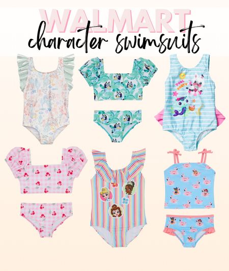 Toddler girl swimsuits with their favorite characters! So cute from Walmart 

#LTKbaby #LTKswim #LTKkids