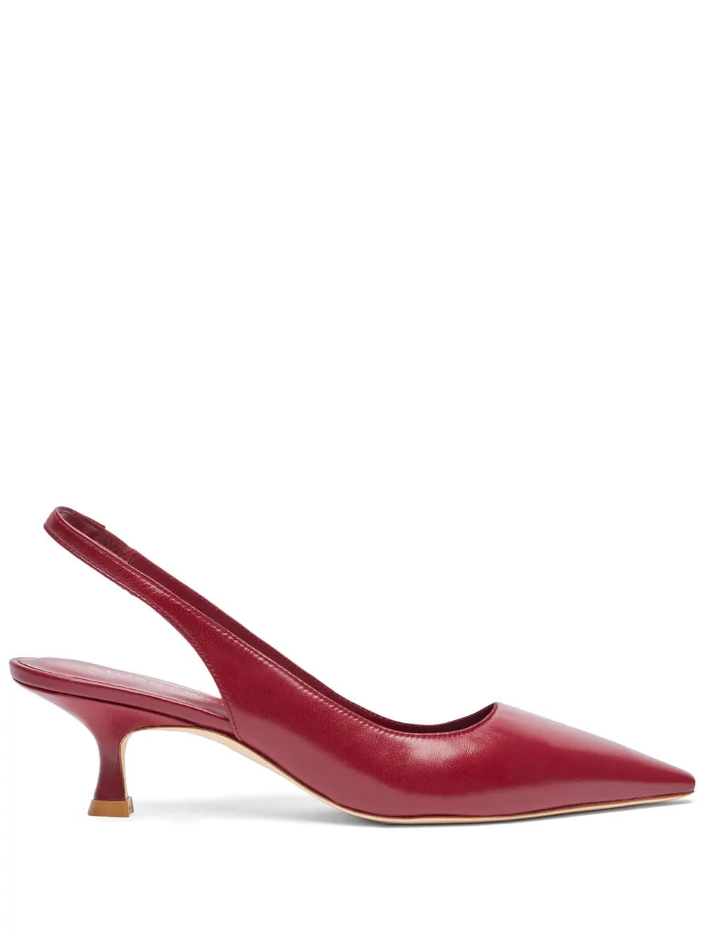 Stuart Weitzman Naomi 35mm Leather Pumps - Farfetch | Farfetch Global