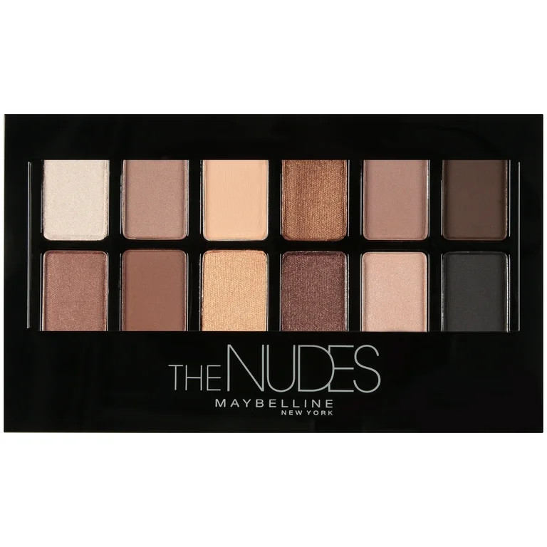 Maybelline Eyeshadow Palette, The Nudes, 12 Shade Palette | Walmart (US)