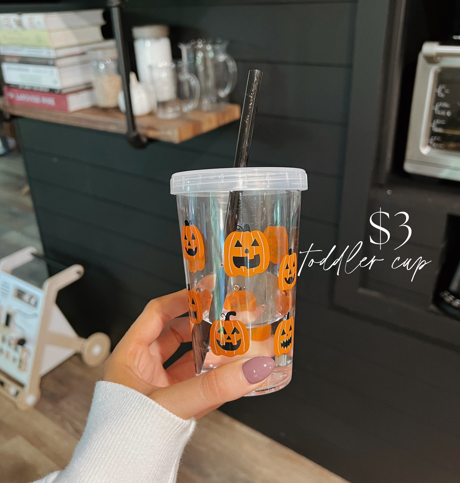 Halloween cup for kids! $3 and comes in three prints. Ollie loves this pumpkin one, he carries it everywhere! There’s a straw stopper so the straw can’t come out! 

Halloween, kids, toddler, plastic cup, kids cup with straw, Jack-O-lantern 

#LTKkids #LTKSeasonal