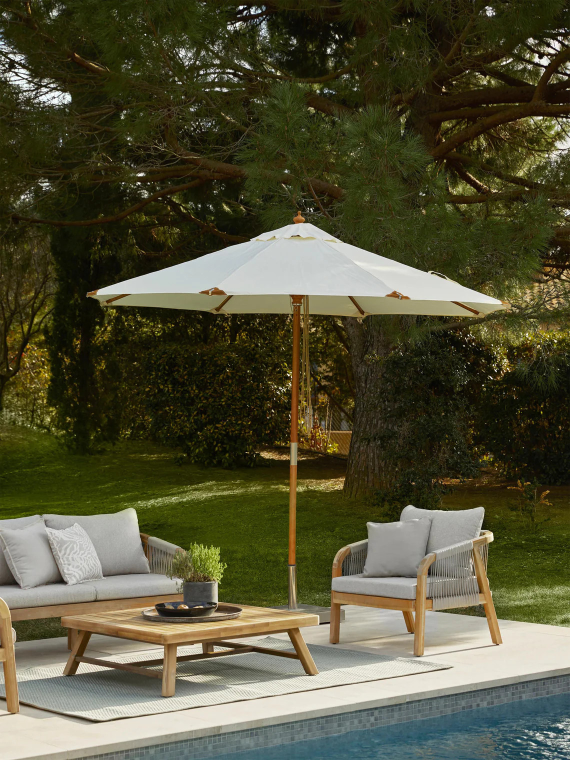 Sonnenschirm Capri, Ø 300 cm | Westwing EU