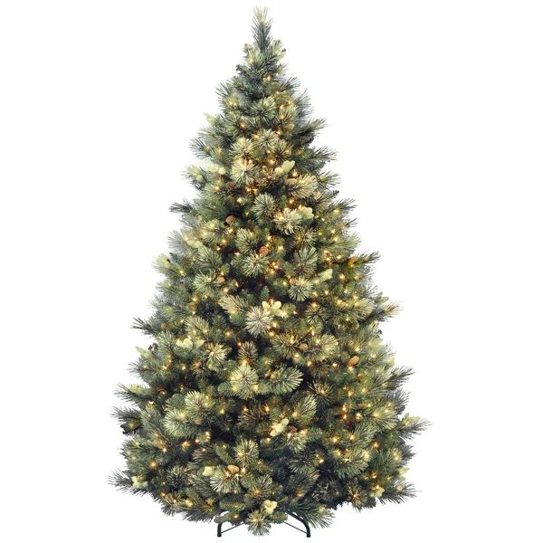 Isenhour Lighted Artificial Pine Christmas Tree | Wayfair North America