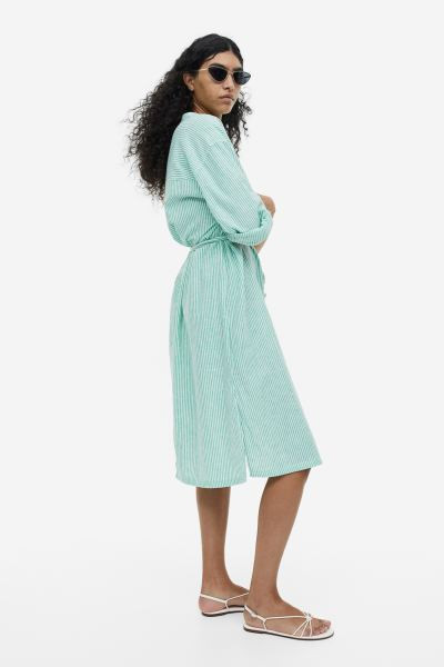 Linen-blend Shirt Dress | H&M (US + CA)