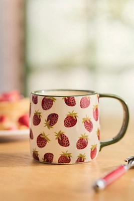 Berry Berry Stoneware Mug | Anthropologie (US)