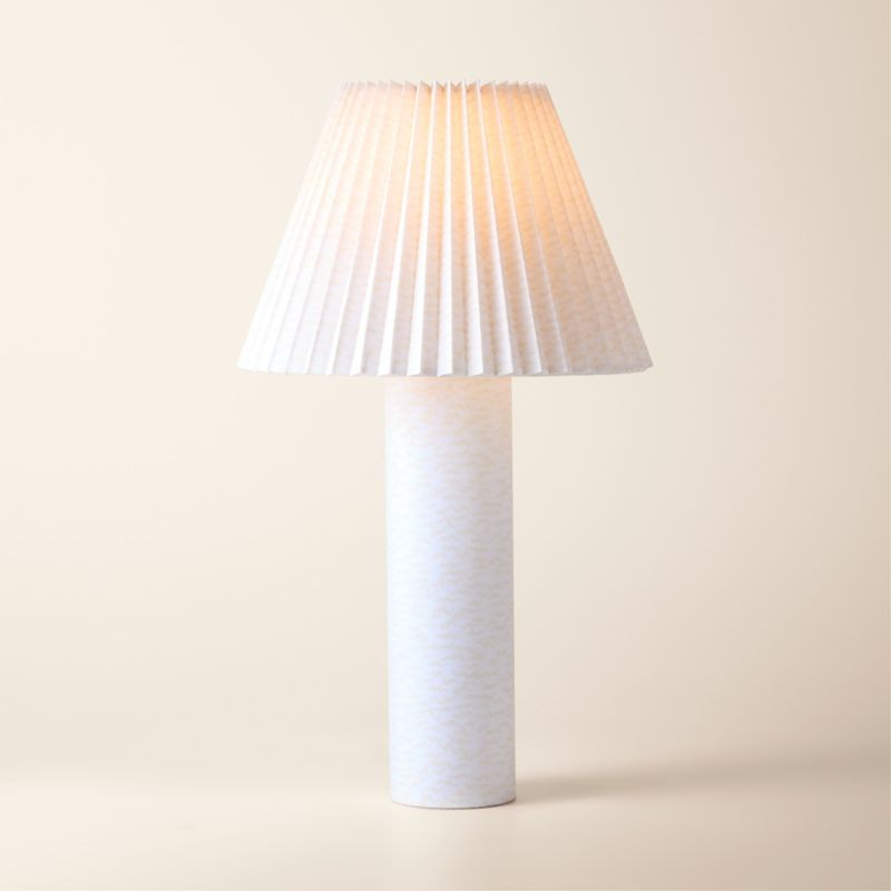 Scrunch Ivory Table Lamp + Reviews | CB2 | CB2