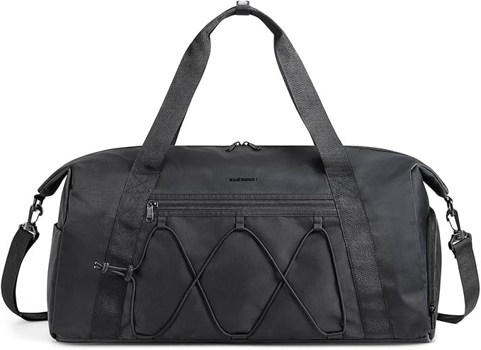 BAGSMART Small Gym Bag With Shoe Compartment & Wet Pocket, Lightweight Sports Travel Duffel Bag, ... | Amazon (US)