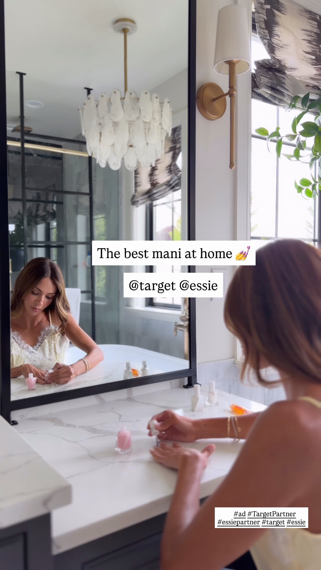 #EssiePartner #AD The perfect pink, jelly formula by @essie 💕 Wearing two coats of Gel by Essie in Sheer Fantasy 💅 grab yours @target #targetpartner #pinknails #milkynails #essie