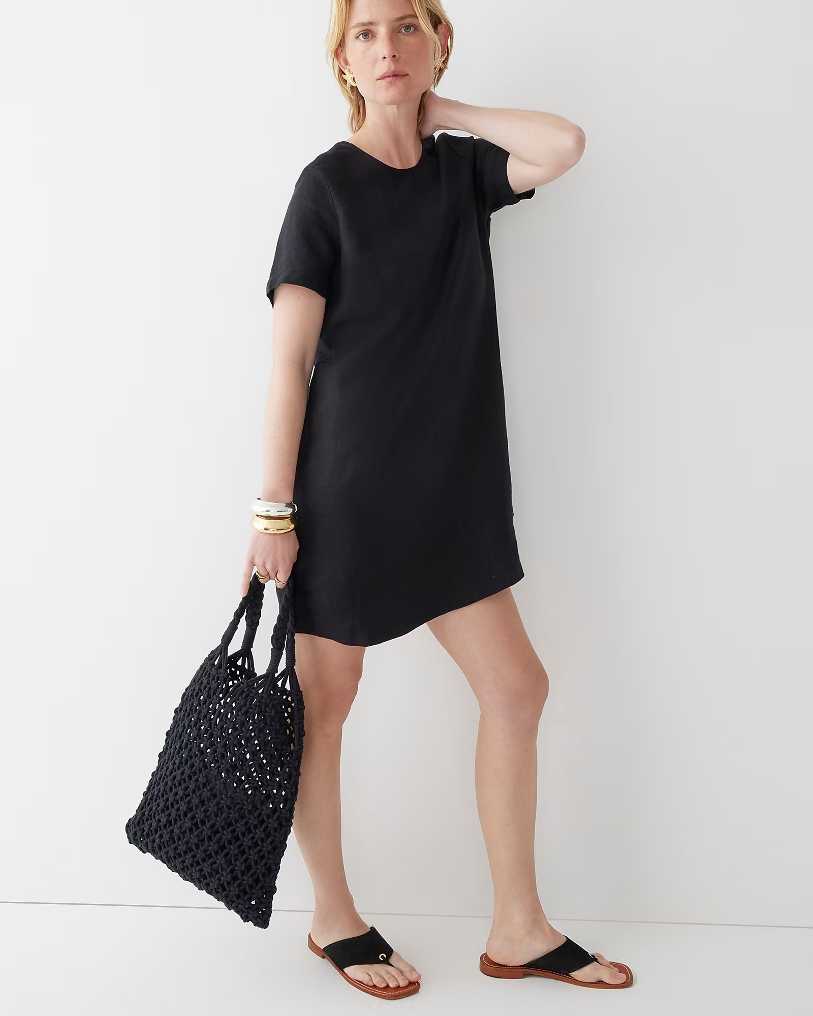 Linen T-shirt dress | J. Crew US
