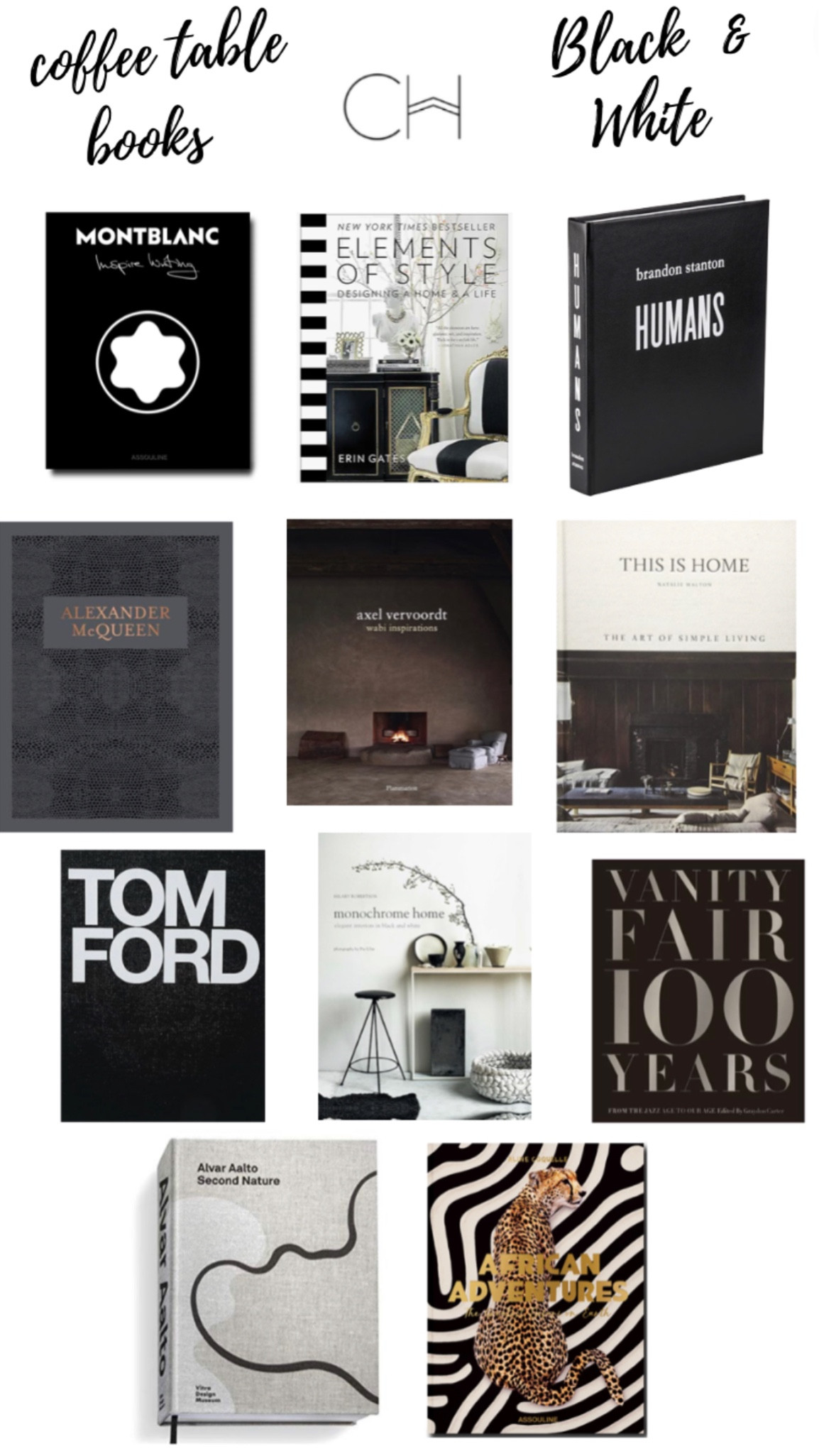 Black and white coffee table books 📖 ☕️ 

#LTKstyletip #LTKfindsunder100 #LTKhome