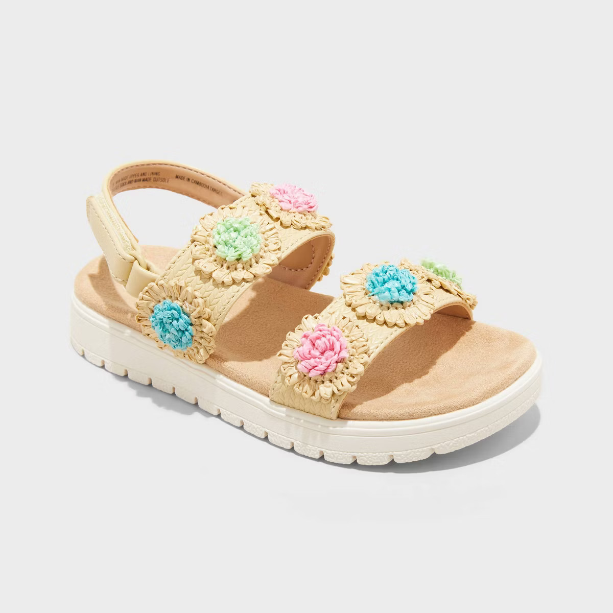 Toddler Lana Footbed Sandals - Cat & Jack™ | Target