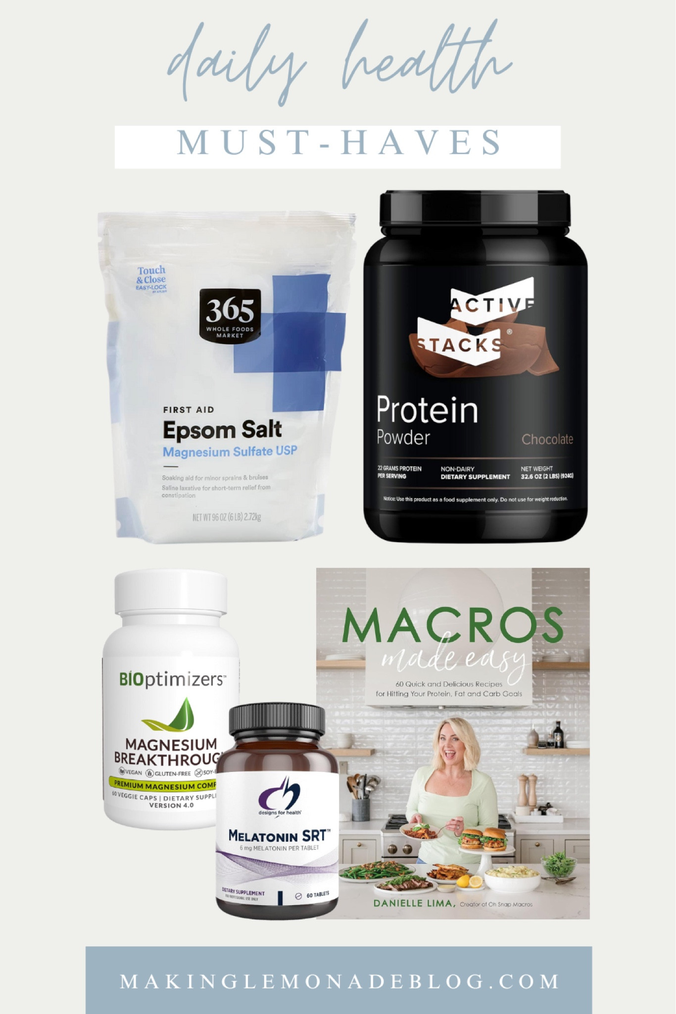 My daily must-haves for health 

#LTKFitness #LTKOver40