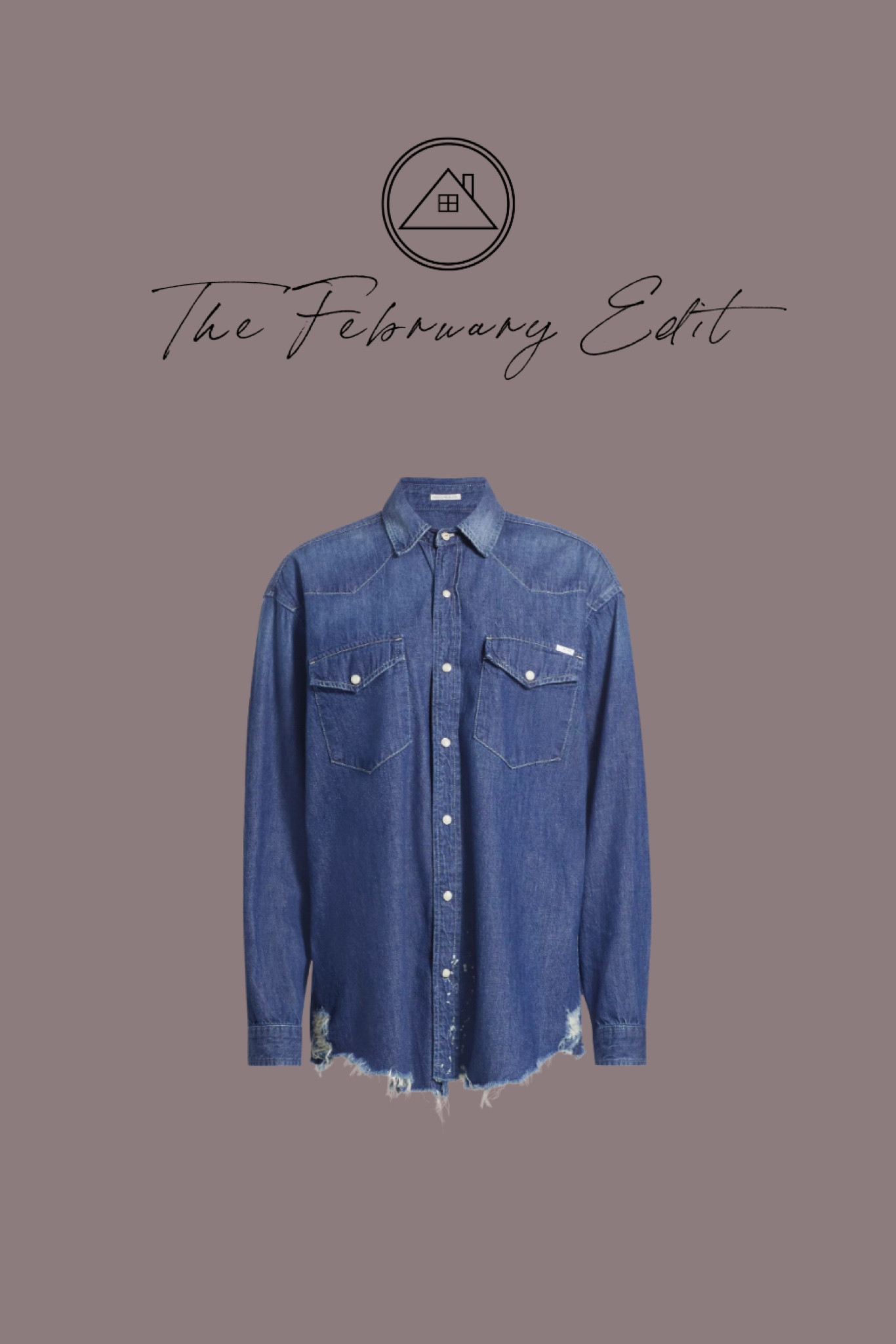 A classic with a cool, contemporary twist. The intentional distressing adds that vintage edge. These types of shirts are my go-to because they look great paired with denim jeans and can be layered down or up depending on the season. 

#LTKstyletip #LTKhome #LTKSeasonal