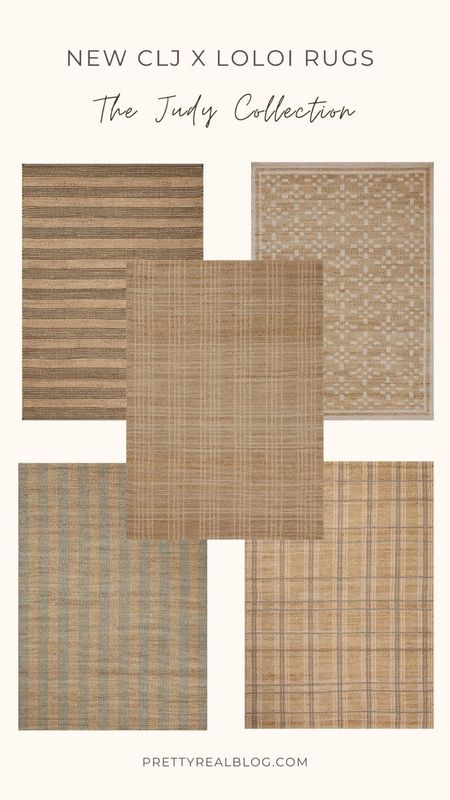 Plaid rug, striped rug, geometric rug, jute rugs, CLj x loloi rugs 

#LTKhome