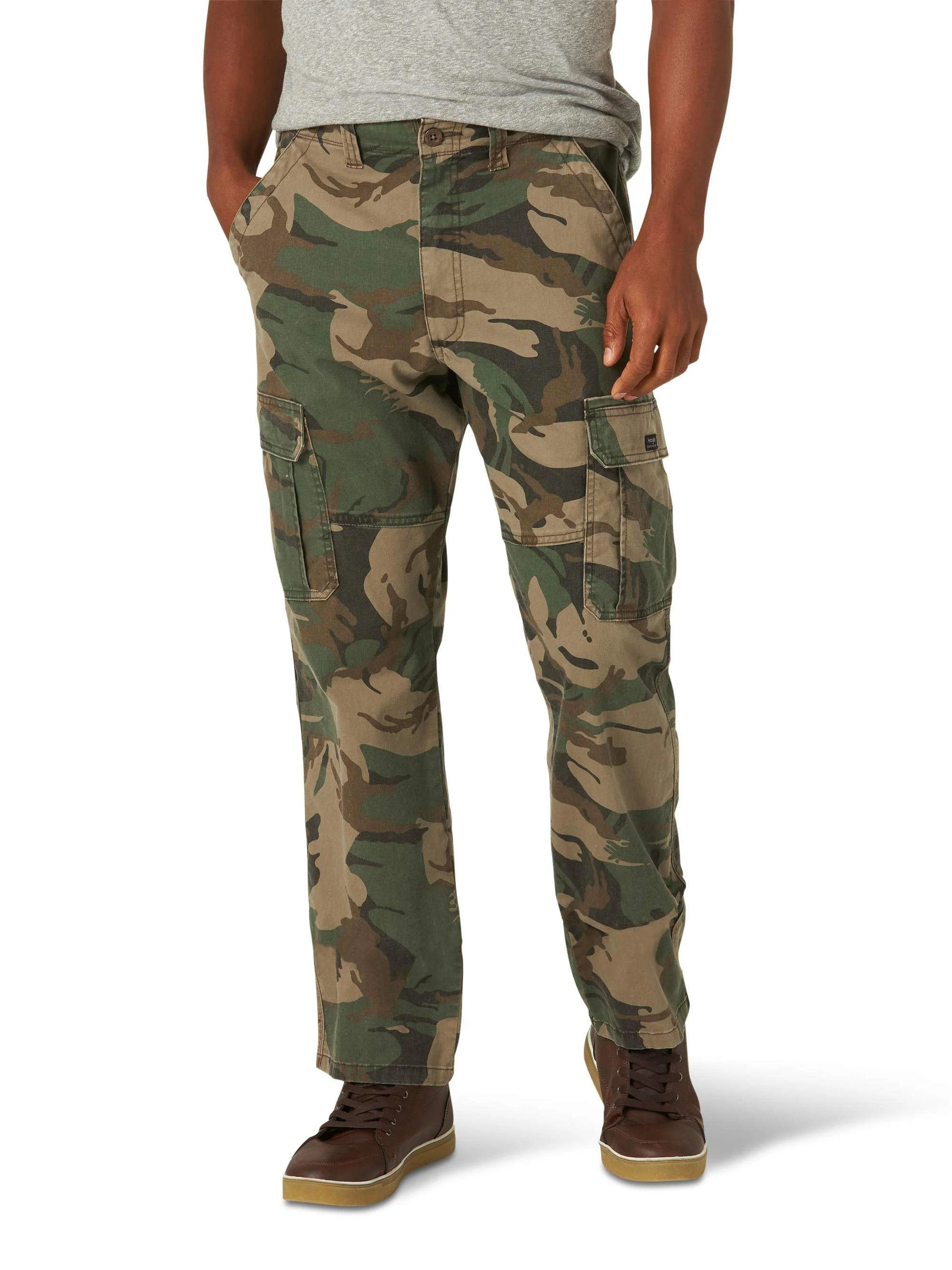 Wrangler Men's and Big Men's Relaxed Fit Cargo Pants With Stretch | Walmart (US)