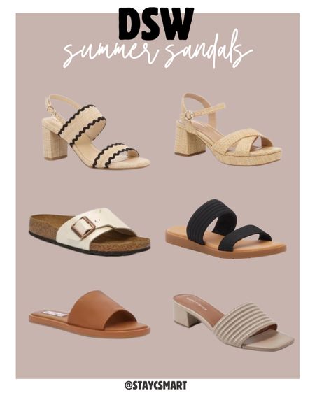 Summer sandals from DSW, summer fashion finds, summer style 

#LTKStyleTip #LTKShoeCrush