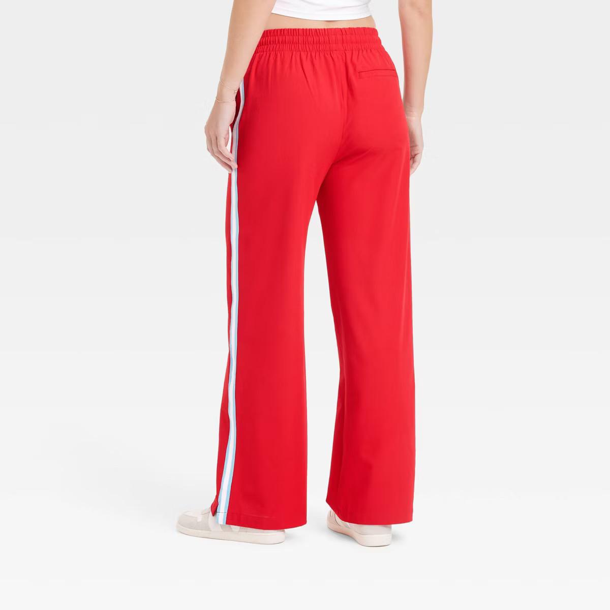 Women's Woven High-Rise Track Pants - All In Motion™ | Target