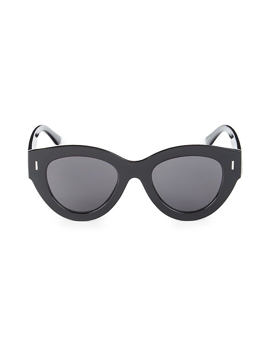 Diff Eyewear Women's Ronda 51MM Round Sunglasses - Black Grey | Saks Fifth Avenue OFF 5TH (Pmt risk)