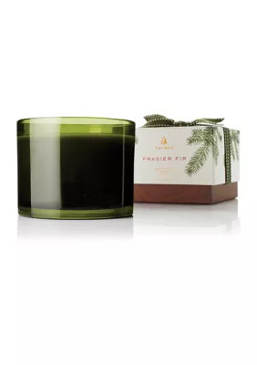 THYMES Frasier Fir 3-Wick Candle, Green | Belk