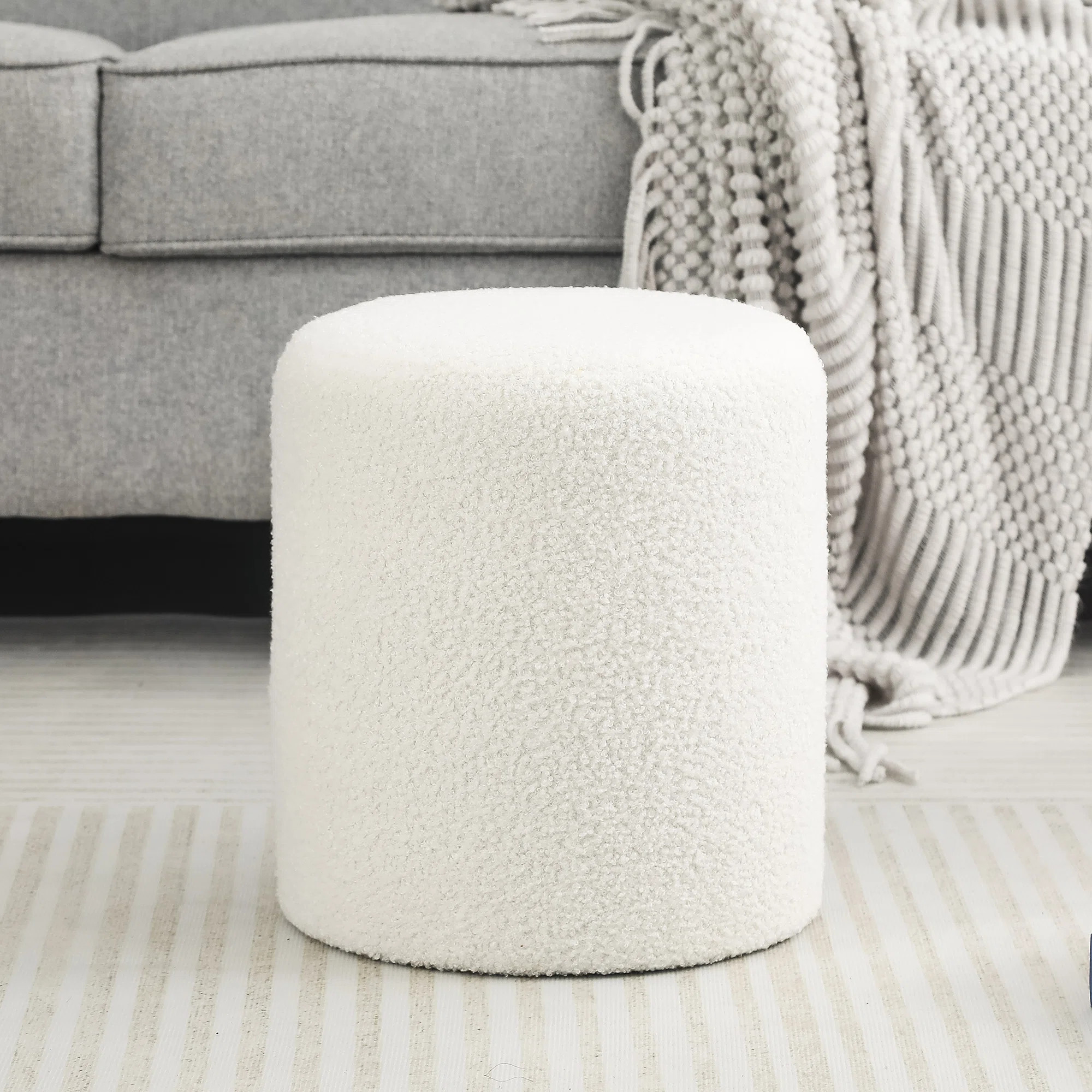 Wrought Studio™ Round Ottoman & Reviews | Wayfair | Wayfair North America