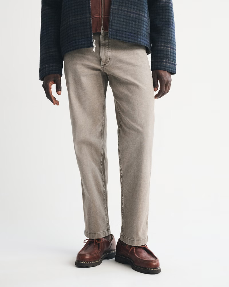 Relaxed Straight 5-Pocket Pant | Abercrombie & Fitch (US)