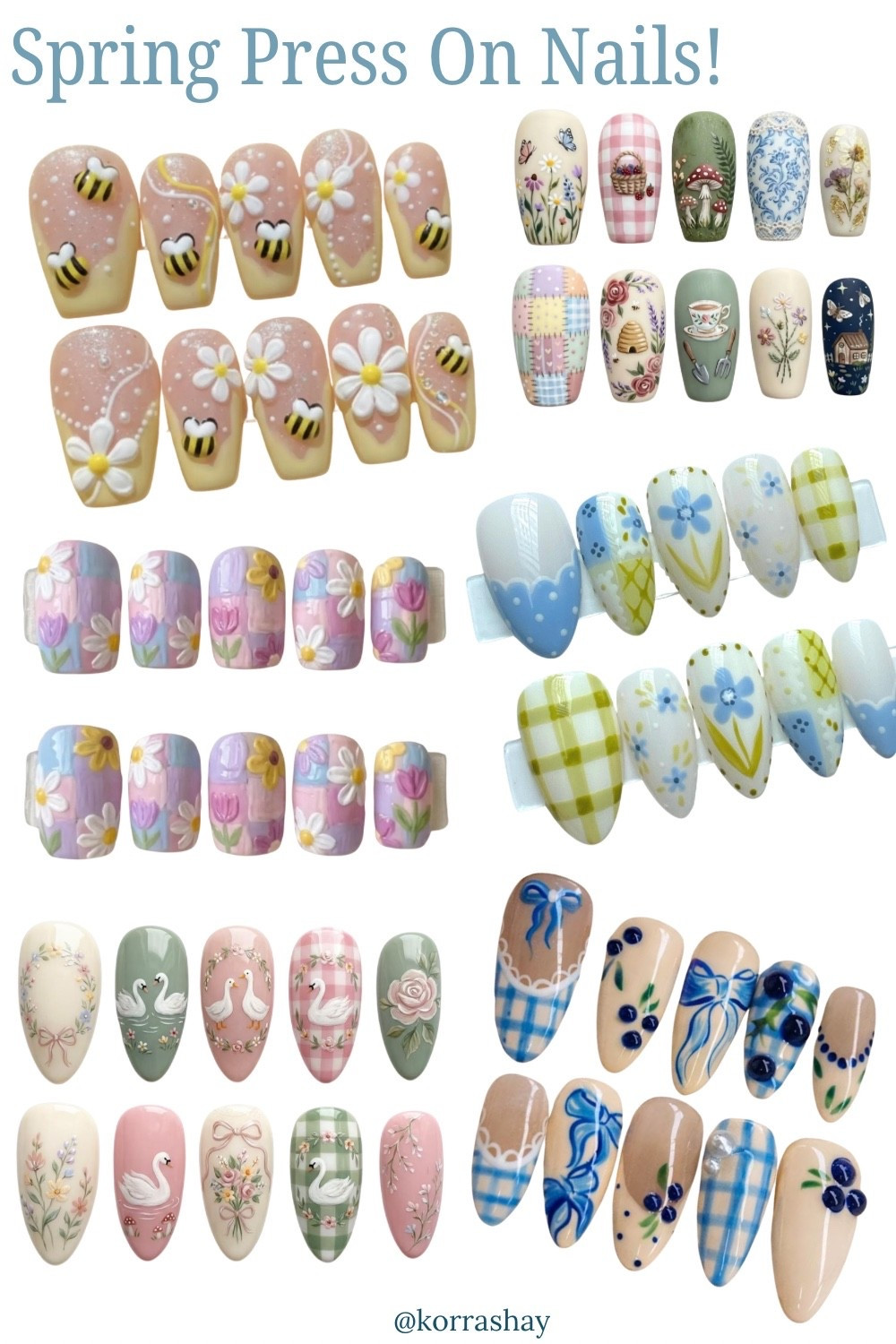 Spring press on nails! 

#LTKSpringSale #LTKselfcare #LTKBeauty