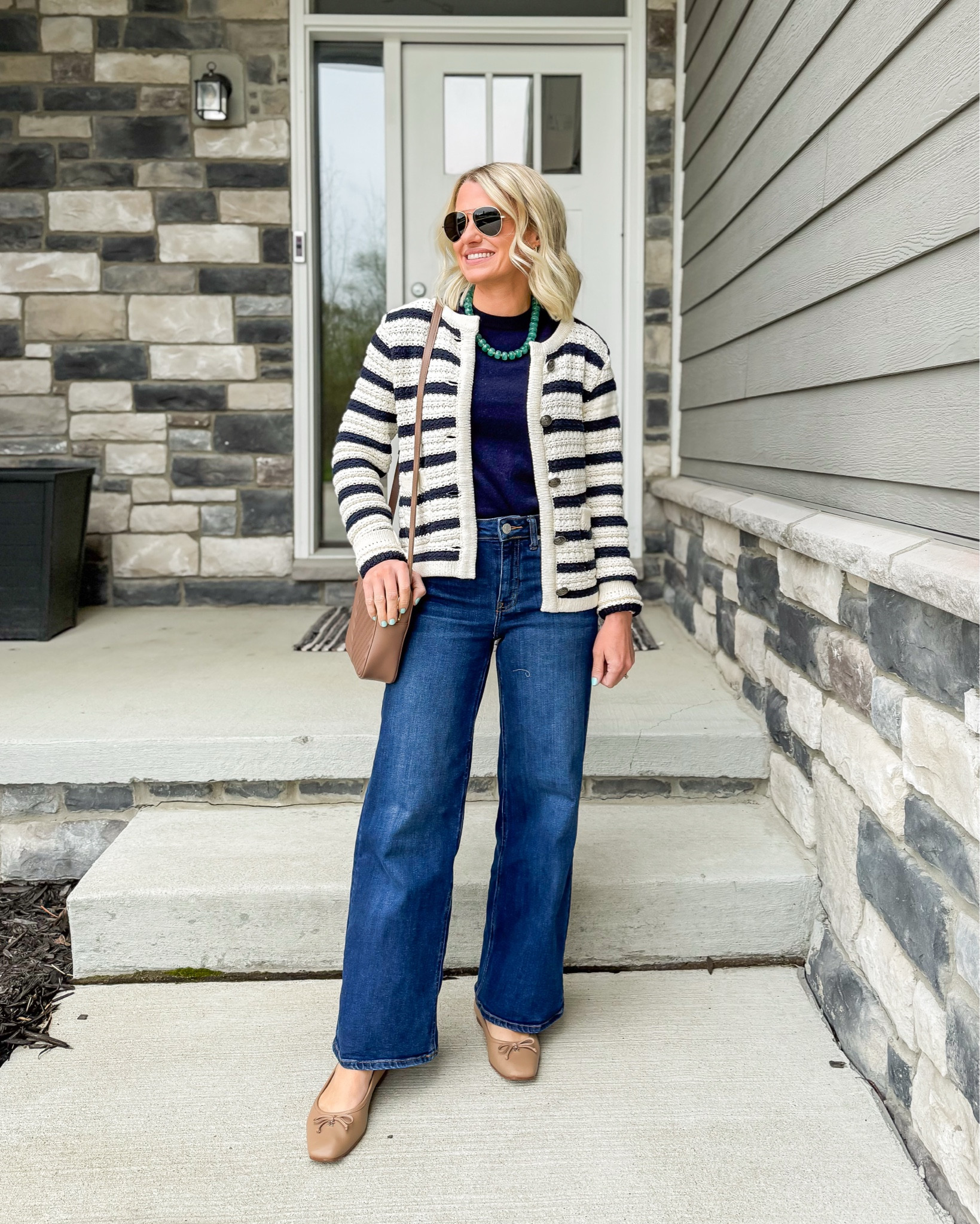 I love this outfit that I wore this week!! 
Cardigan- (exact pattern is out of stock) 
Jeans- 25/28”
Top- small

#LTKootd #LTKPetite #LTKOver40
