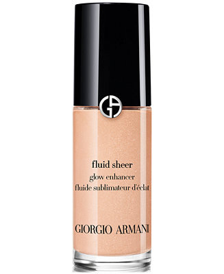 Armani Beauty Fluid Sheer Glow Enhancer Highlighter Makeup, Travel Size  - Macy's | Macy's