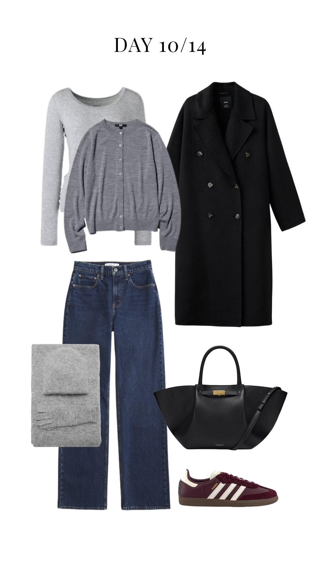 Simple jeans winter OOTD for Day 10/14!👖❄️ winter capsule wardrobe, Abercrombie jeans, Curve Love, winter basics, thermals, Uniqlo 

#LTKootd #LTKgrwm #LTKTall