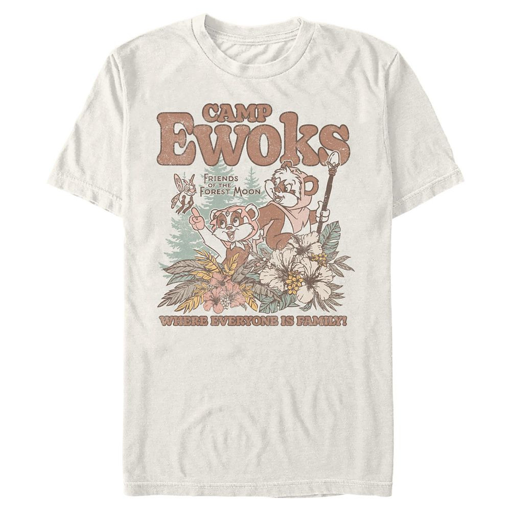 Wicket and Kneesaa ''Camp Ewoks'' T-Shirt for Adults – Star Wars: Ewoks – Exclusive | Disney Store