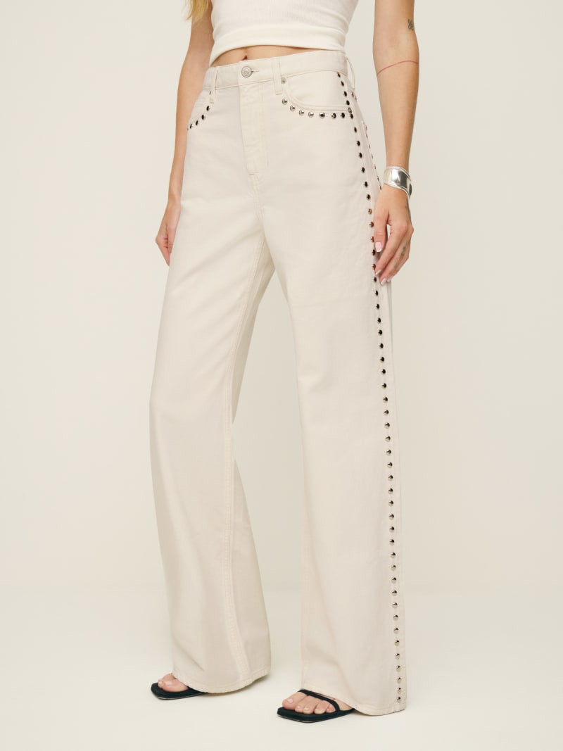 Cary High Rise Slouchy Wide Leg Jeans | Reformation (Global)