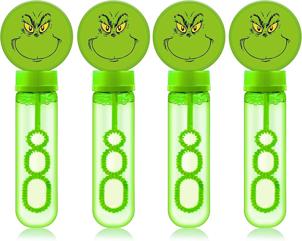 24Pcs Christmas Bubble Wands Christmas Theme Birthday Party Favors Kids Bubbles Party Supplies | Amazon (US)
