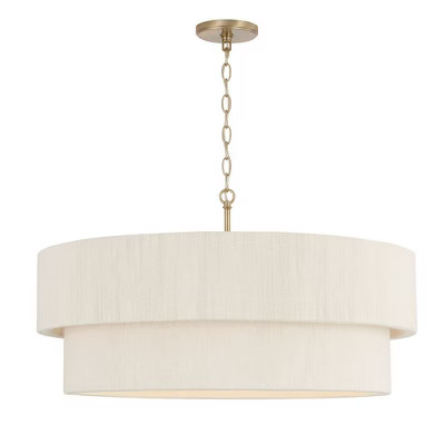 Capital Lighting Delaney 4 - Light Pendant in  Matte Brass | Target