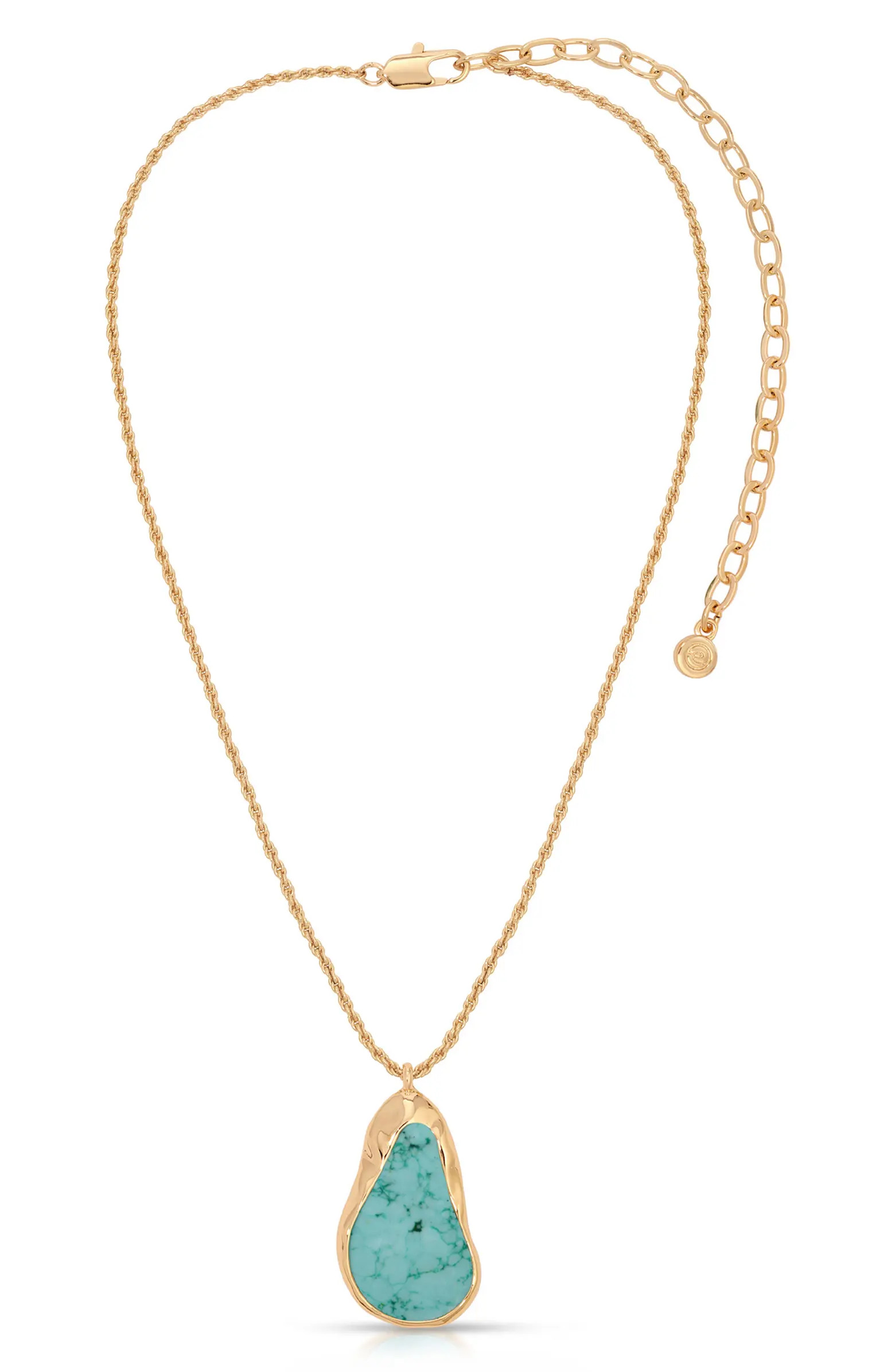 Ettika Hidden Stone Molten Pendant Necklace | Nordstrom | Nordstrom