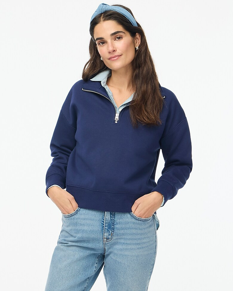 Half-zip sweatshirt | J.Crew Factory