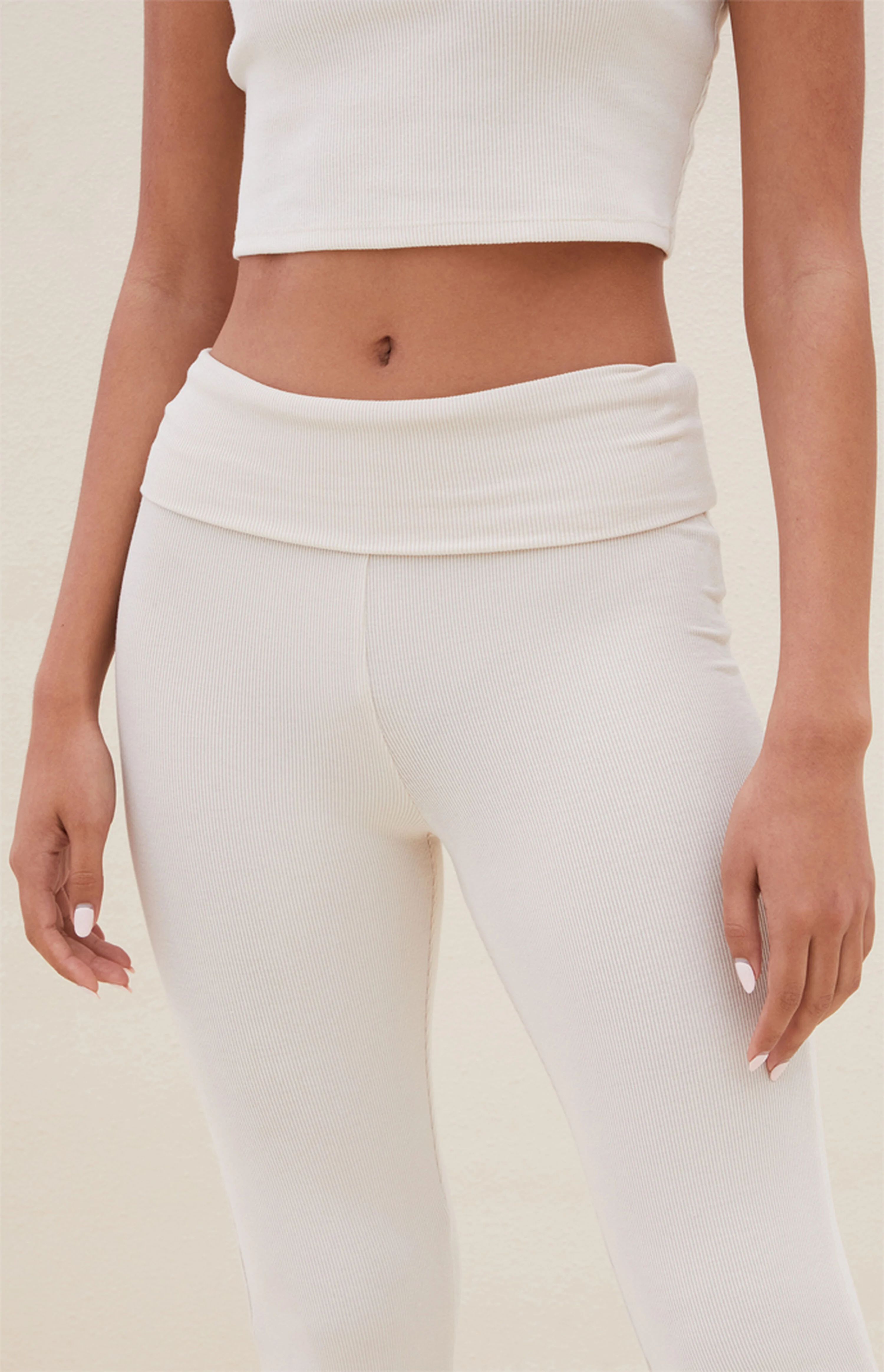 Beverly & Beck Femme Foldover Yoga Pants | PacSun