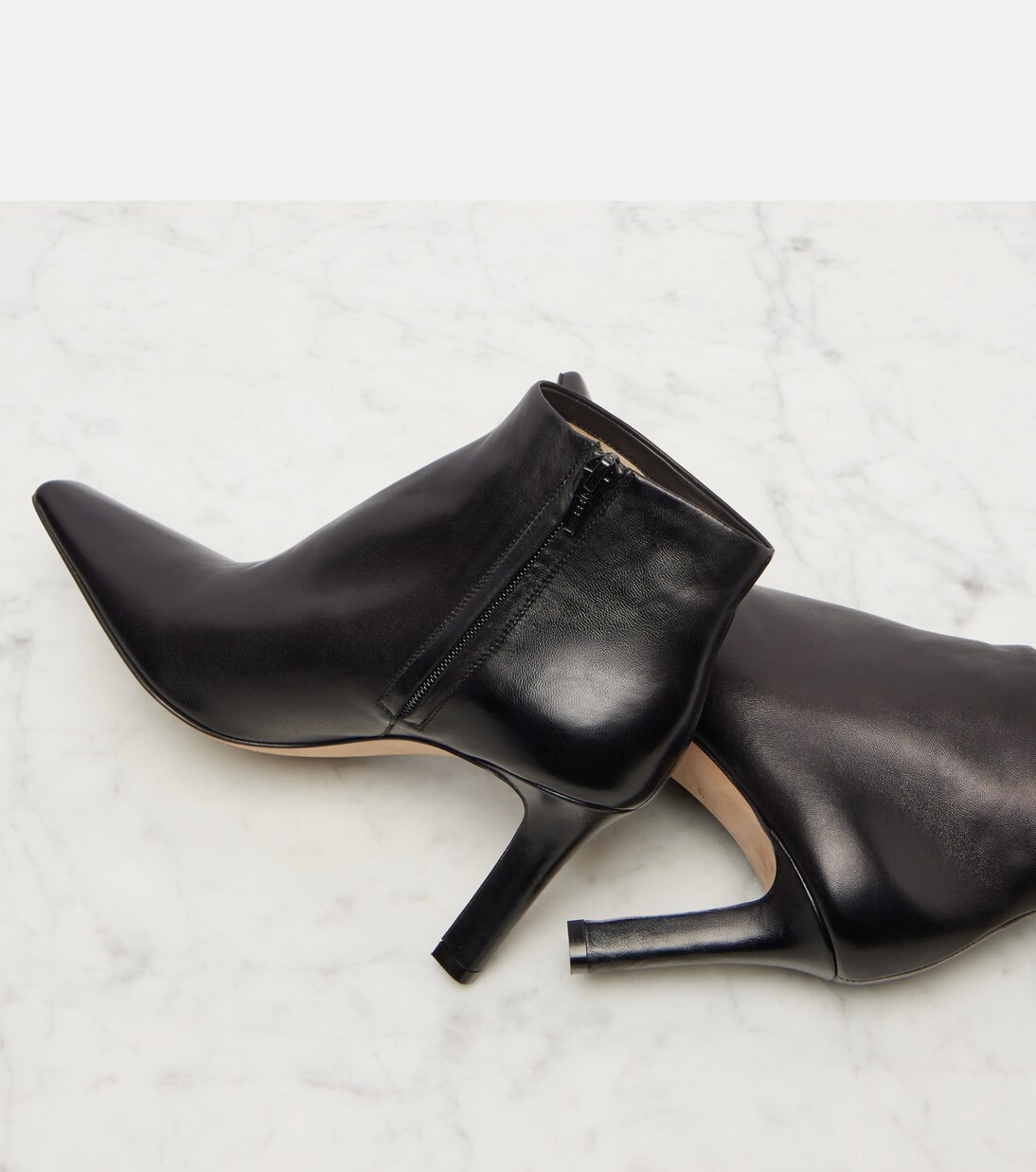 Ankle Boots Carla 80 aus Leder | Mytheresa (DACH)