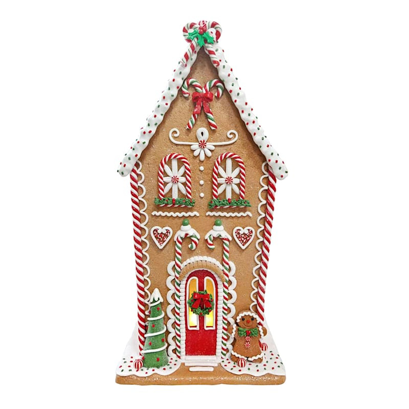 Gingerbread Lane Pre-Lit Gingerbread House, 26" | At Home